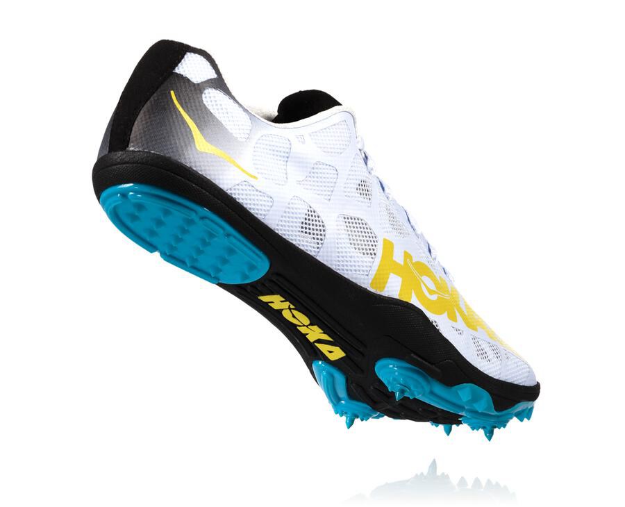 Hoka One One Mens Spikes - Rocket X - White - DVRE01739